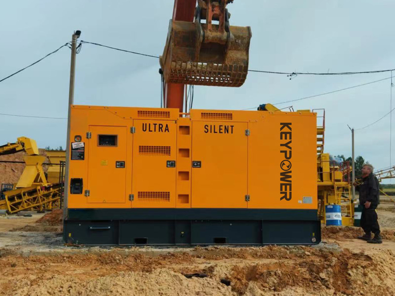 Gerador KEYPOWER 500kVA WEICHAI na Rússia