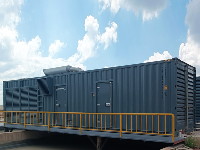 Gerador diesel WEICHAI 2000kVA na África do Sul